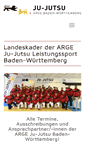 Mobile Screenshot of ju-jutsu-arge.de
